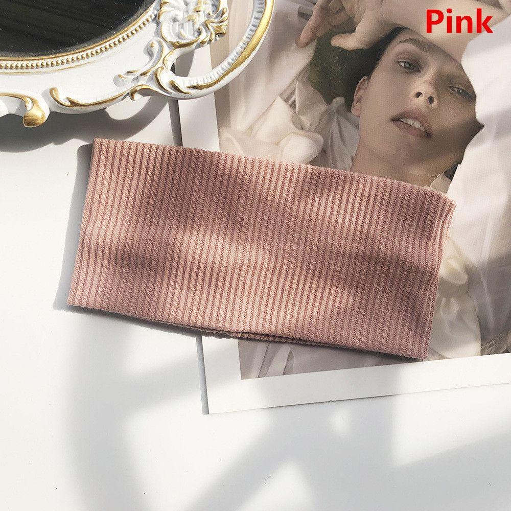 Женские эластичные вязаные повседневные повязки для волос для йоги, широкая повязка на голову, аксессуары для волос, спортивные повязки