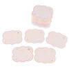 100Pcs Cute Headband Hair Clips Jewelry Display Card Blank Kraft Paper Card Hairclip Price Tag Hairpin Packaging Cardboard Holde