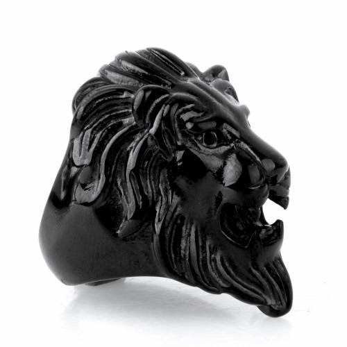 Rock Gothic Jewelry Punk Lion Head Ring Men's Ring