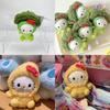 Очаровательный брелок-плюш Hello Kitty Брокколи Милые Овощи Кавайный Дизайн С Розовой Биркой