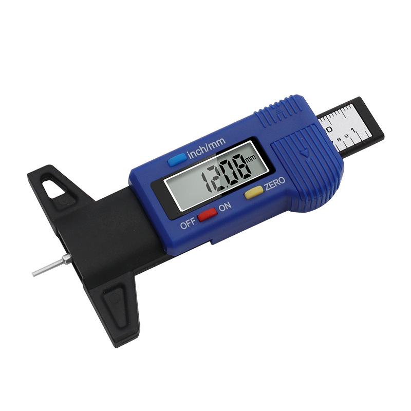 Цифровой измеритель глубины протектора шин - электронный штангенциркуль для определения износа автомобильных шин