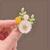 1PC Women High Grade Brooch Sweet Versatile Jacket Clothes Pin Flower Style Brooch ARI
