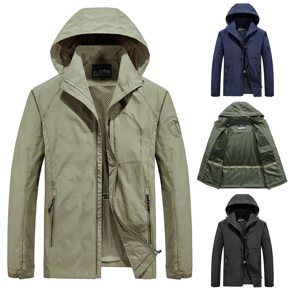 Осенне-зимняя модная новая мужская ветрозащитная водонепроницаемая хлопковая куртка, теплая спортивная куртка на открытом воздухе