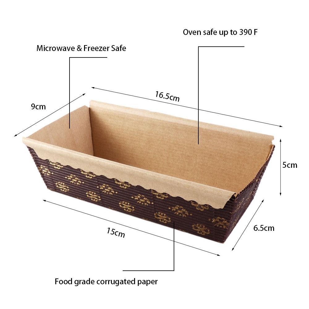 Пекарня Вечеринка Одноразовые Прямоугольные Бумажные Формы Для Выпечки Бумаги Коробка Для Тостов Противень Для Хлеба Подложка Для Торта