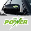 2 ability power style car stickers, suitable for all car decoration accessories