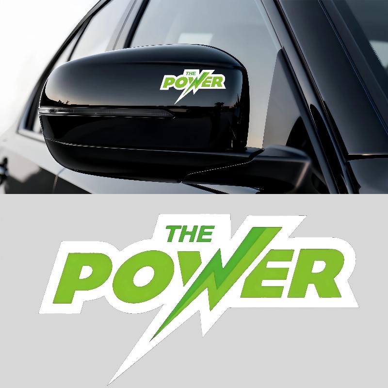2 ability power style car stickers, suitable for all car decoration accessories