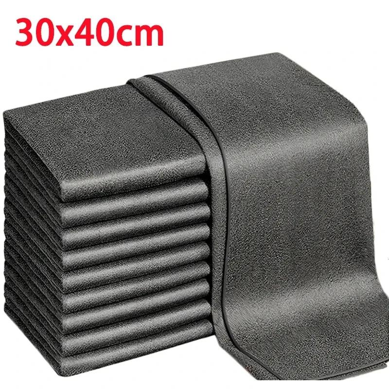 10pcs/set Thickened Magic Cleaning Cloth No Trace No Watermark Reusable Microfiber Rag Quickly Clean Towels Scouring Pad