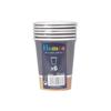Lot de 6 gobelets en papier Ballon - 25 cl - Ø 7,5 cm - Or