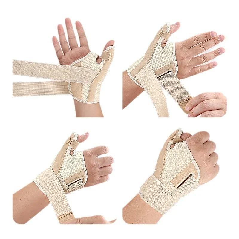 Артритный бандаж для большого пальца, фиксатор запястья, фиксатор запястья, стабильный, регулируемый, артритный бандаж для большого пальца для карпального туннельного синдрома, тендинита, облегчения боли