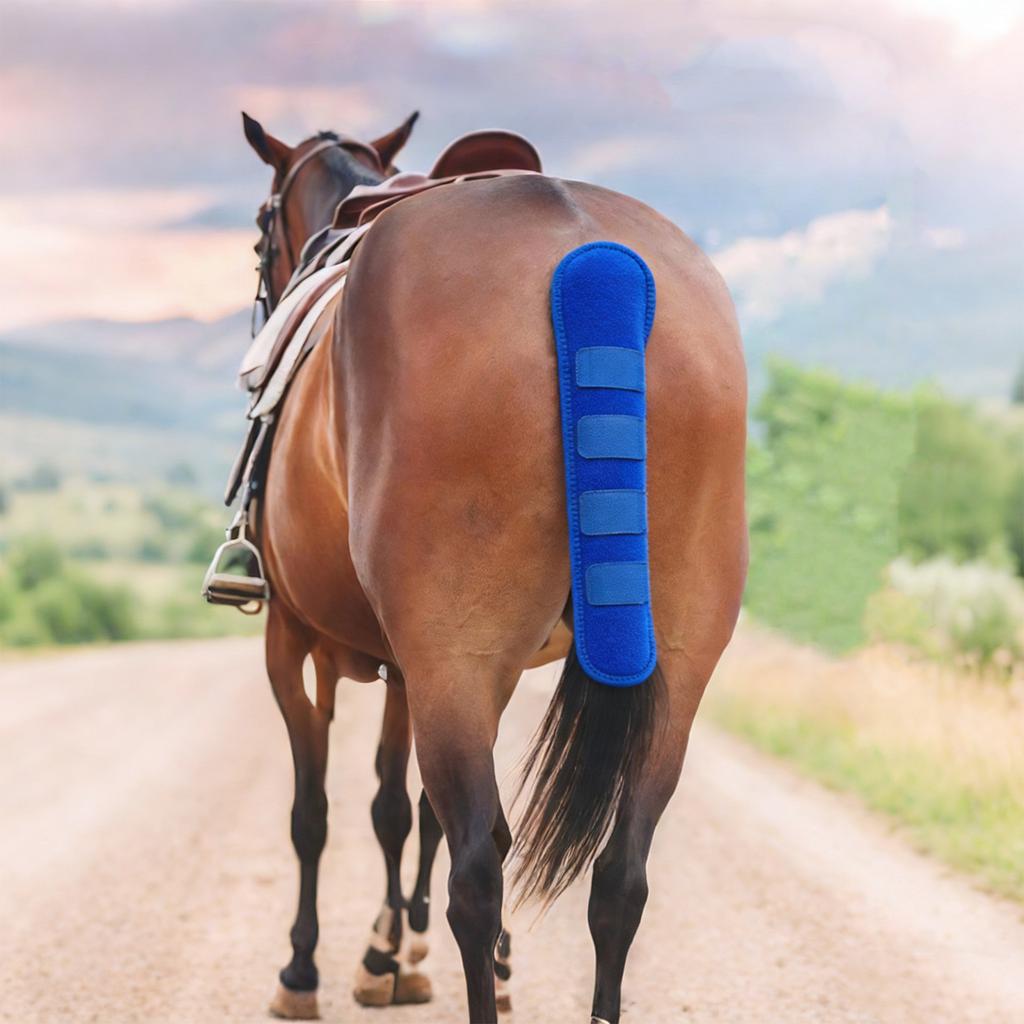 Horse Tail Protector Breathable Ponytail Storage Bag Polyester Anti Mosquito Bite for Turnout Outing Stable Racing Competition