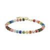 Bracelet - LUXENTER - Ihun - Argent 925 - Or Jaune 18K - Cristal Multicolore