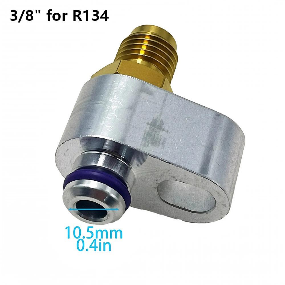 1 шт. Штекер для обнаружения утечек R134/R12 Металлический 3/8" 1/2" 5/8" 3/4" Штекер для утечки кондиционера Штекер конденсатора