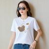 Summer Fashion New Short-sleeved T-shirt Women's Printed Tops