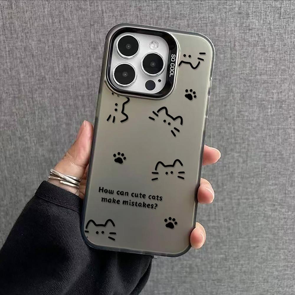 Чехлы для iPhone 11 13 16 ProMax Чехол iPhone 13 14 15 ProMax 12 13 ProMax Чехол Samsung A55 A05S A54 A06 S22 A15 A12 A22 A52S S23 S24 Цветной IMD