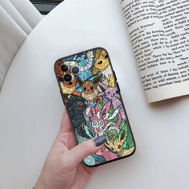 Чехол для телефона Pokemon ED42 для iPhone 6 6s 7 8 11 12 13 14 15 XS Pro Max XR X SE Samsung S20 S21 S22 S23 S24 FE Ultra Plus Lite S21S A55