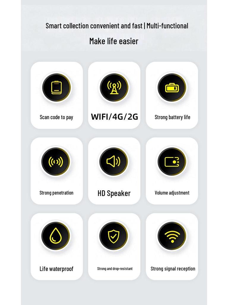 4G Кастомизируемый голосовой динамик кассира с облачным API