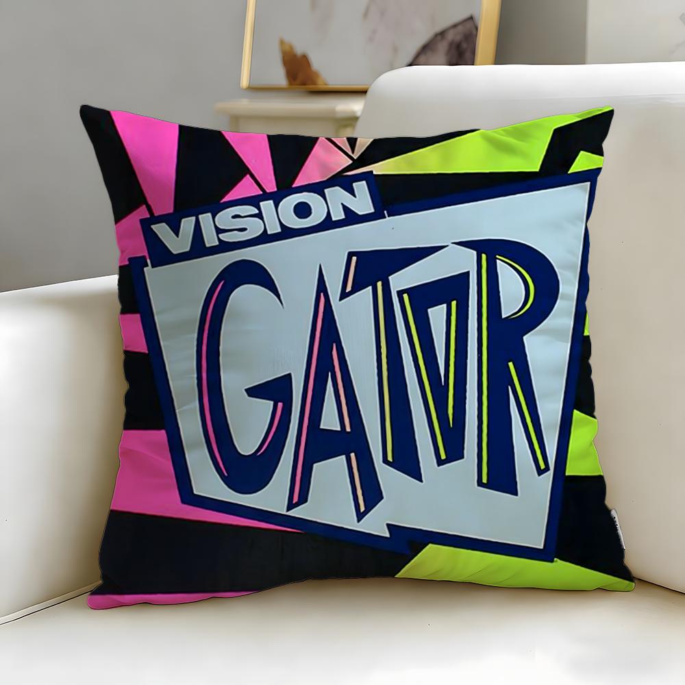Fashion Vvision Street Weariou Cushion Cover Soft EasyWash Pillow Case Versatile for Couch Bed Travel and Office