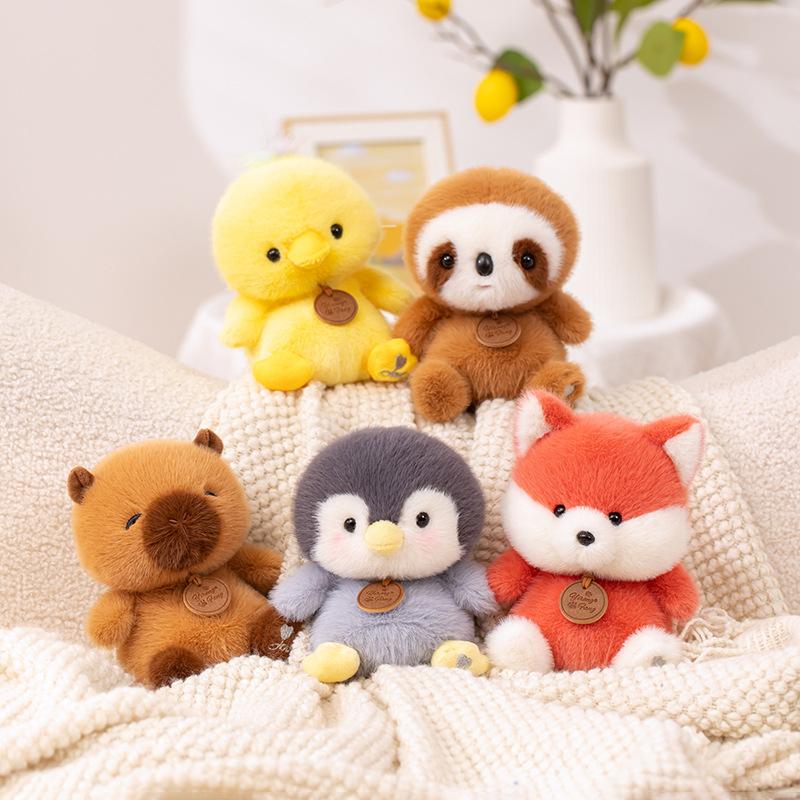 Genuine Cute Pet Zoo Series Plush Toys Cute Little Animal Doll Children's Birthday Gift 2026