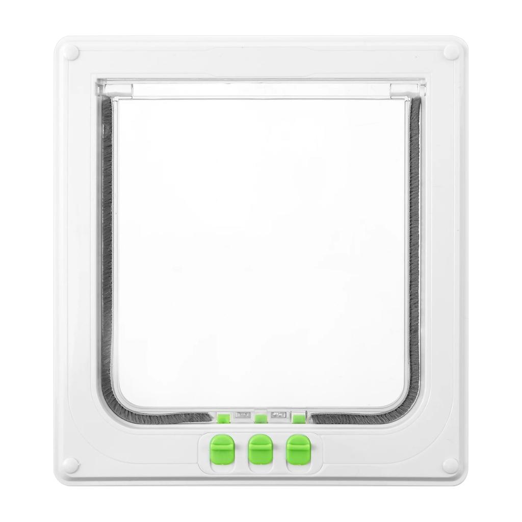 Дверца для кошки Погодоустойчивая Внутренняя Дверь для Питомца с 4-сторонним Замком Легко Устанавливаемый Лаз для Питомца для Шкафа Гаража Прачечной Кладовки