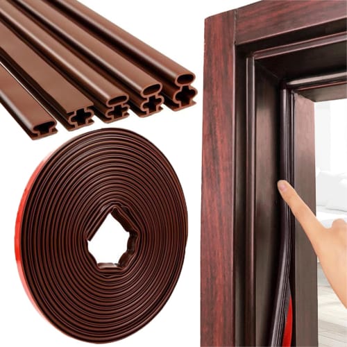 Soundproofing Gap Tape, Door Gap Tape, Rubber and Silicone Gap Seal, Sliding Door, Soundproofing Tape, Window Rubber Seal, Soundproofing Seal, Door, C