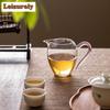 210ML Japanese Phoenix Tail Transparent Glass Tea Pitcher Heat Resistant Cha Hai Justice Cup Puer Chinese Tea Set Accessories