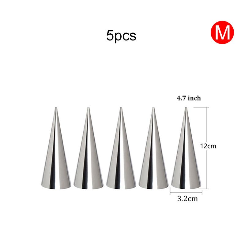 Формочки для трубочек из нержавеющей стали Кухонный десерт Прочная форма Конус Трубчатая форма Форма для выпечки Конусы Рожок Слойка TMZ