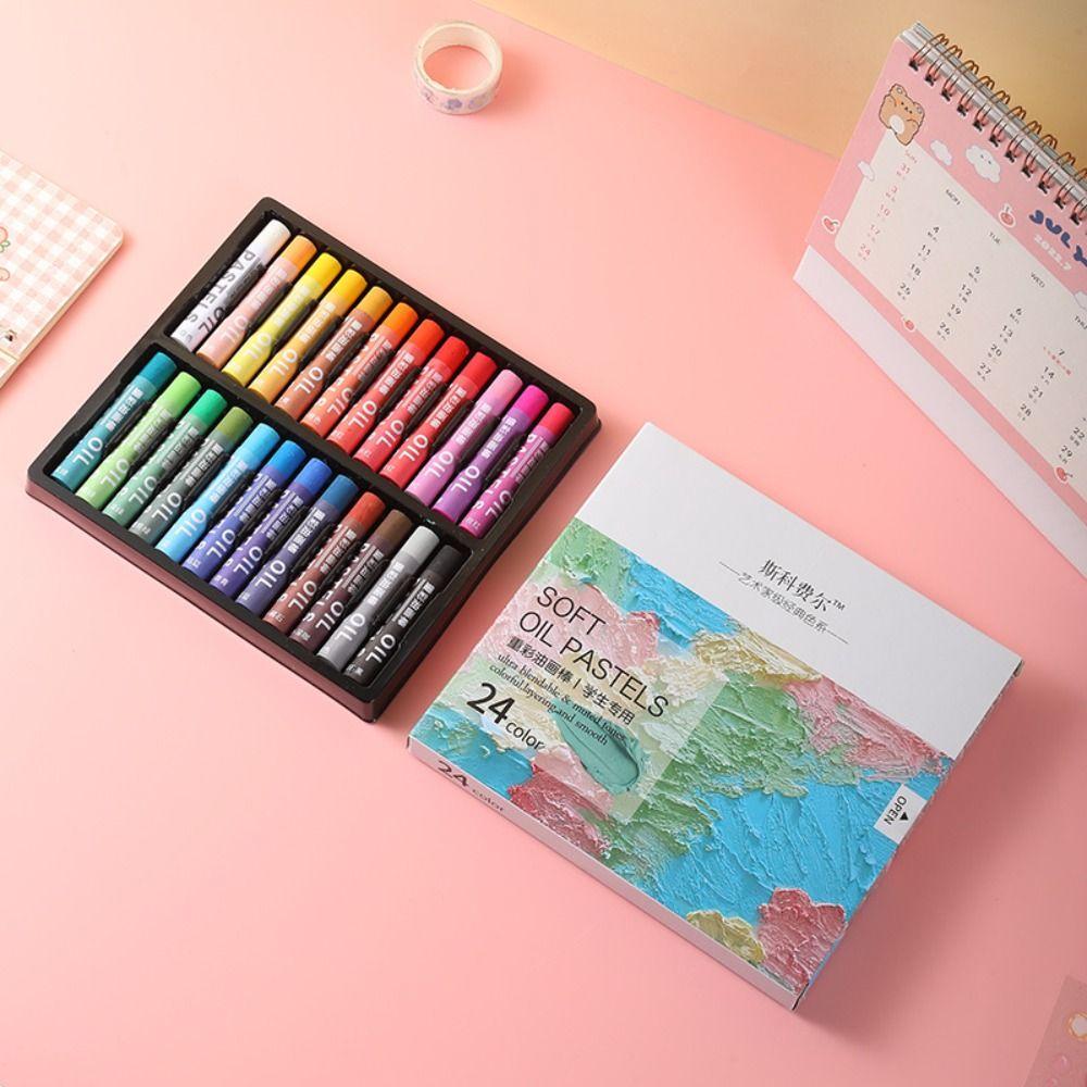 12/24/36/48 шт. масляная пастель Morandi Macaron Crayon прочные художественные принадлежности