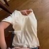 Женская летняя короткая футболка с коротким рукавом, чистое желание на плече, облегающая, милая, короткий топ с вырезом на груди, накладка на грудь, бретелька-бант, топ с открытой спиной