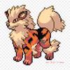 Arcanine Growlithe Iron On Heat Transfer Printing Vinyl Patches Sticker for Clothes DIY Appliques Washable Patches