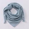 Solid Color Imitation Cotton and Linen Scarf for Women, 90CM Pleated Square Scarf, Headscarf Scarf
