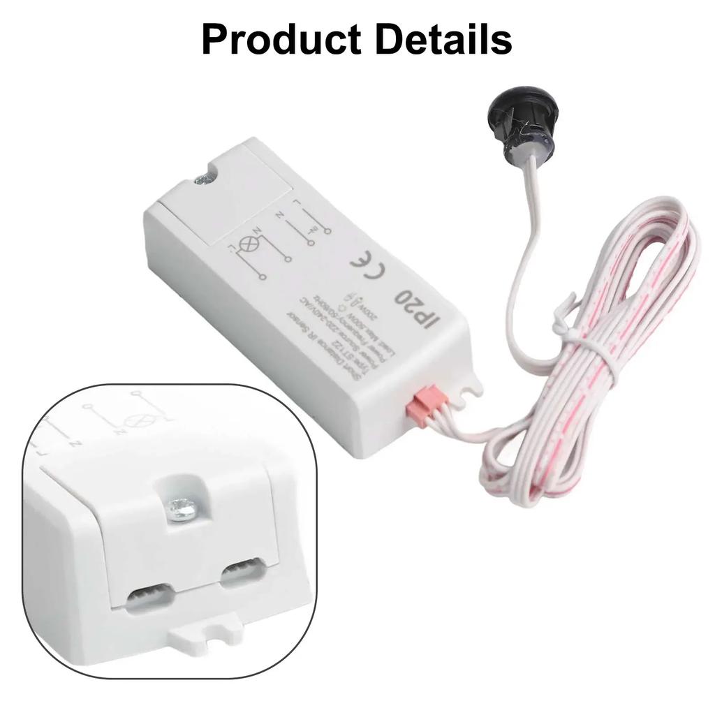 Cabinet Wave Switch Infrared Switch 200W Rated Load For Energy-saving Lamps 500W Rated Load For Incandescent Lamps