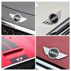 1 Pcs Metal Front Rear Hood Emblem Badge Decoration Stickers Accessories For BMW Mini Cooper JCW R50 R53 R56 Countryman Clubman