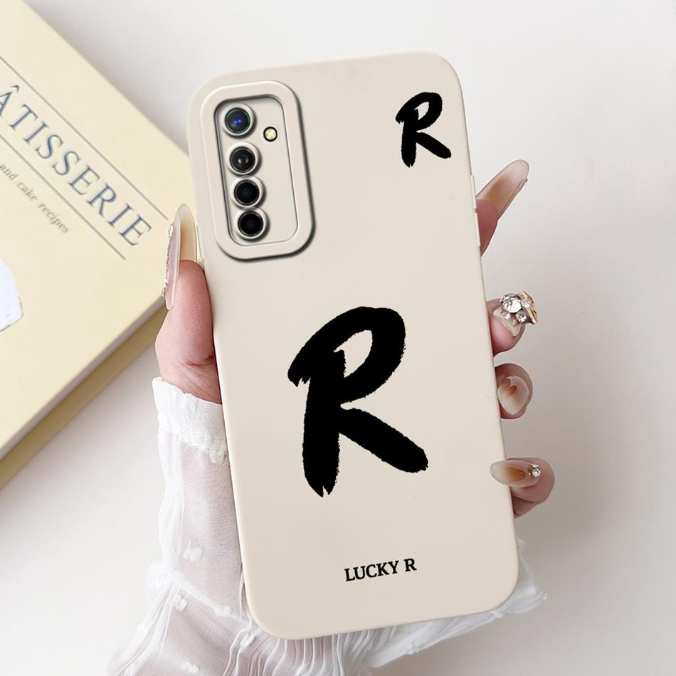 Чехол для телефона Realme X2 XT со счастливой начальной буквой Для Realme XT X2 Мягкий силиконовый противоударный чехол