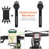 Multifunctional Bike Phone Mount Bicycle Computer Holder Replacement for Garmin Bicycle Handlebar Universal Phone Mount
