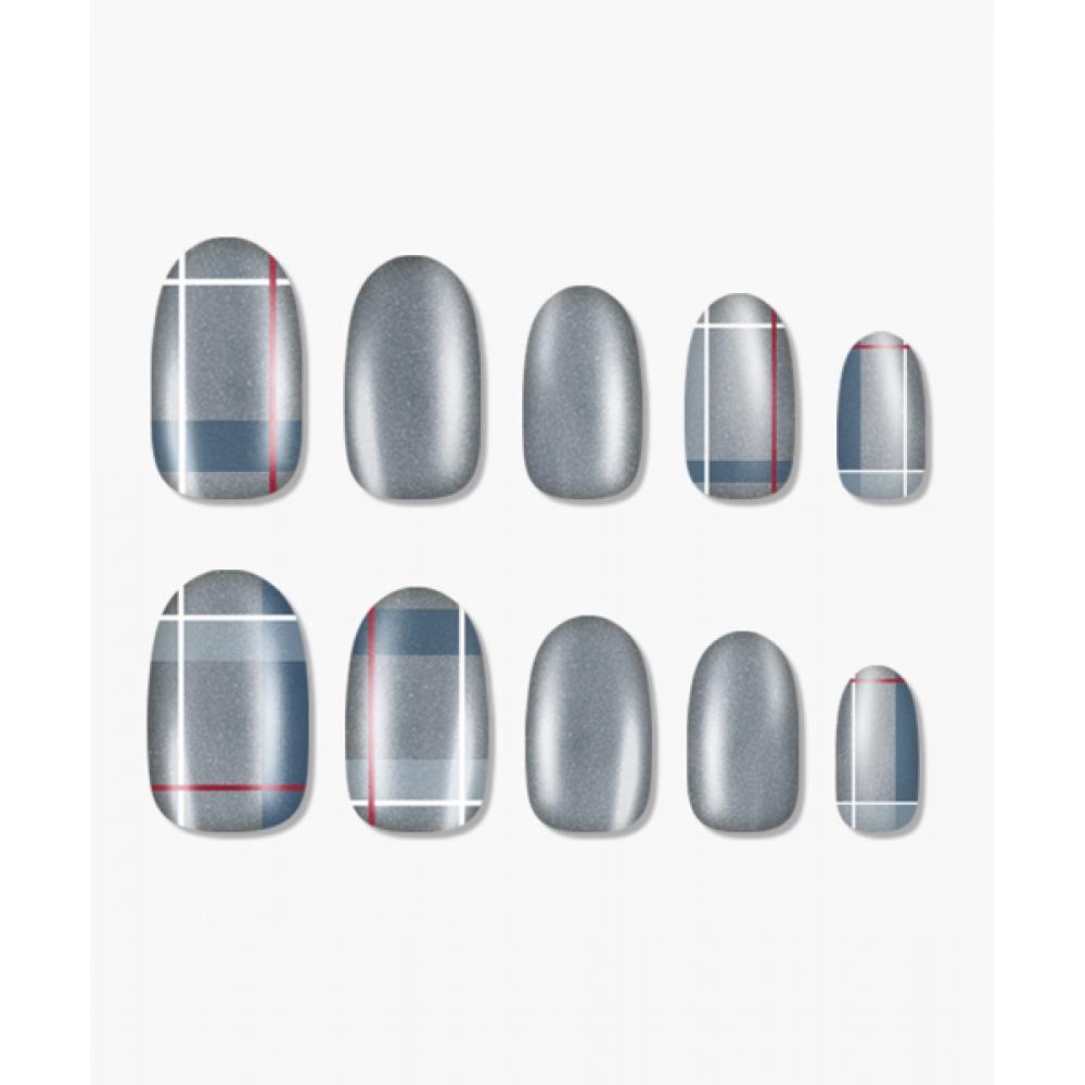 Накладные ногти Muzmak Glam Urban Grid Oval Self Nail