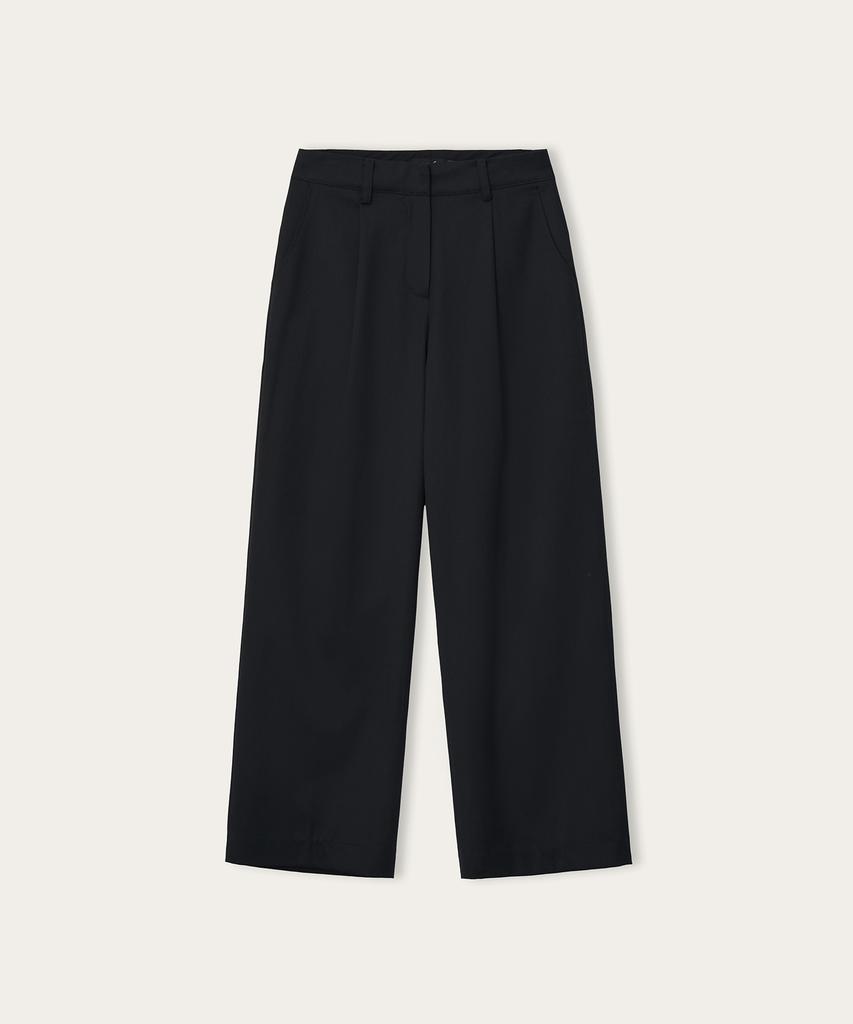 ATA Girona Wool Wide Pants_Black