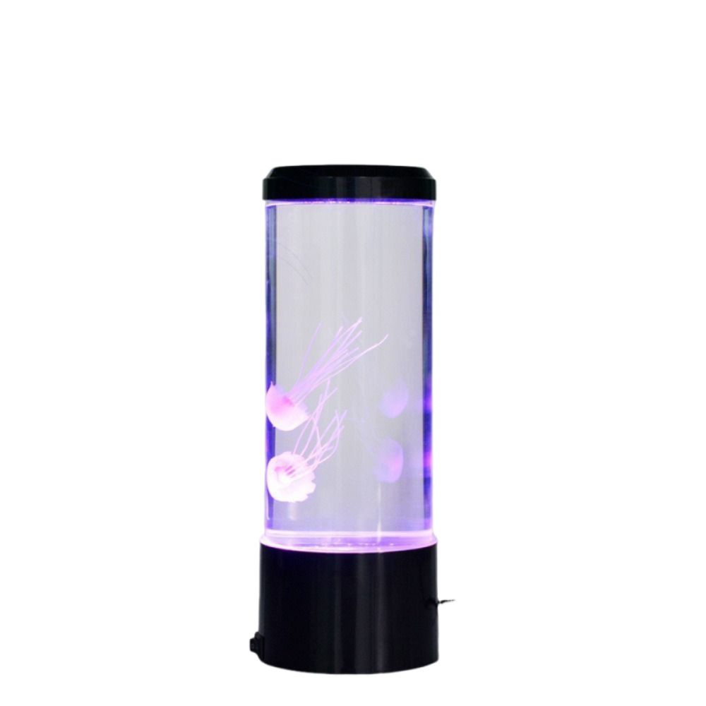 7-Color Changing Fantasy Aquarium Lamps USB Desktop Ornament Jellyfish Lava Lamp  Kids Gifts