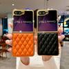 Стеганый кожаный чехол из овчины для Samsung Galaxy Z Flip 7 6 5 4 3 Чехол Блестящий Алмазный Ударопрочный для Samsung Galaxy 7 6 5 Z Flip