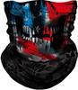 Мужская Балаклава с черепом, лыжная маска, велосипедные шапки, сноубордическая маска для лица, мотоциклетный велосипедный шлем, капюшон, бандана, шарф, дышащий ветрозащитный шарф