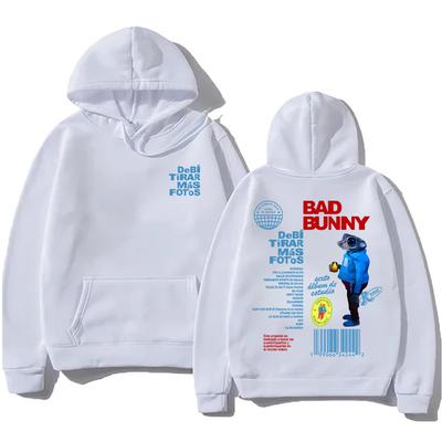 Bad Bunny DTMF Надо было сделать больше фотографий Графические худи Новый альбом Модные пуловеры Осень Женские Мужские Y2K Толстовки с длинным рукавом Свободные
