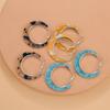 Красочные серьги-подвески в виде круга для женщин и девушек, акриловый набор серег, серьги-кольца, большие серьги-подвески