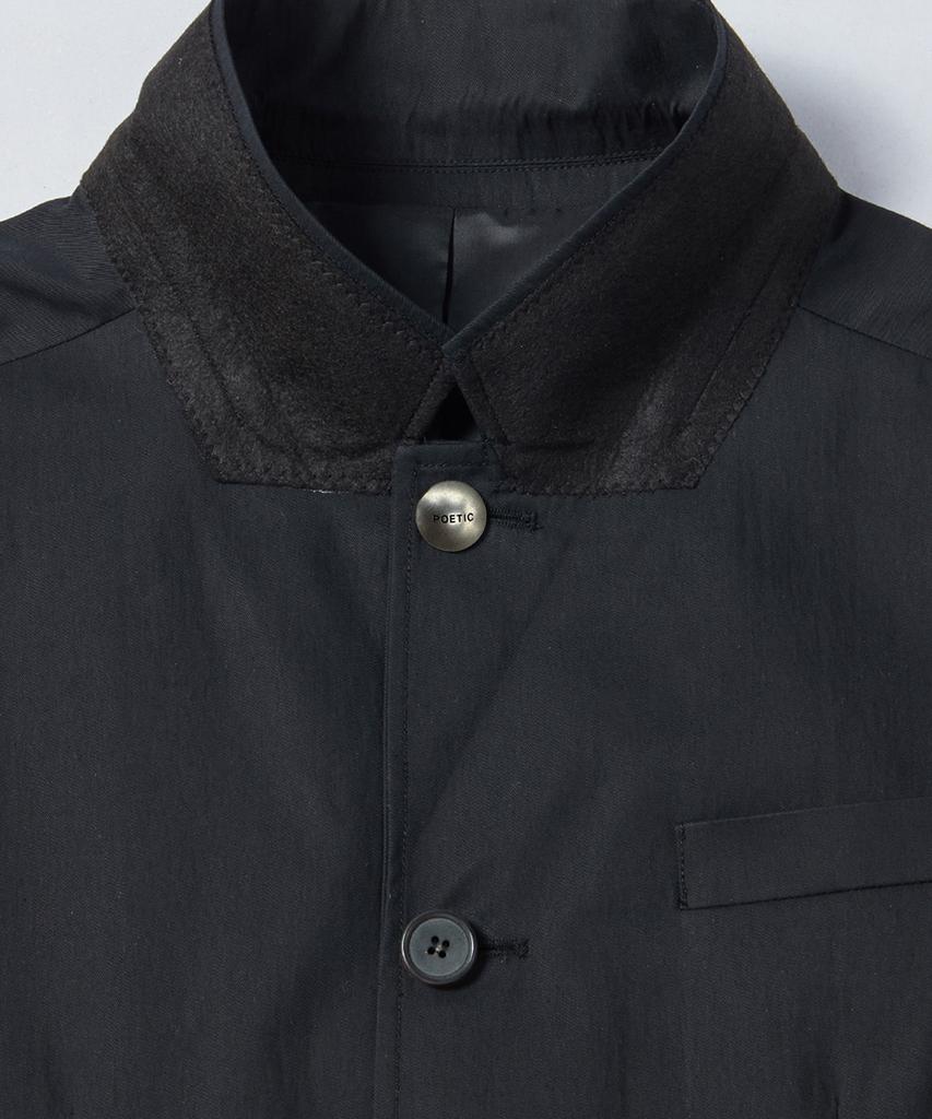 Beyond Closet [Collection Line] Italian Fabric Soft Structure Jacket Black