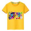 Rainbow Friends Graphic Print T-shirt 100%Cotton Boys Anime Tees Kawaii Tops Y2k One Piece Pride Tshirt Kids Clothes Girls 2024