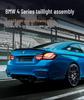 Светодиодные задние фонари BMW 4 серии M4 «Драконья чешуя» с динамичными указателями поворота (2014-2020 гг.)