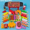 Simulate BBQ Toys Set,Fashion Design, 100% Brand New, High Quality. Safe, Environment-friendly, Non-toxic, Delicate feel,Recommend Age 3years Up