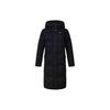 Athletics Basic Hooded Warm Solid Long Down Jacket Women Outerwear Deep-Black A11W242908F-BK
