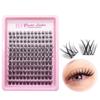 Thick Dramatic Manga Lashes 12 Row Cluster Eyelashes Handmade Eye Lashes  for Women Beauty