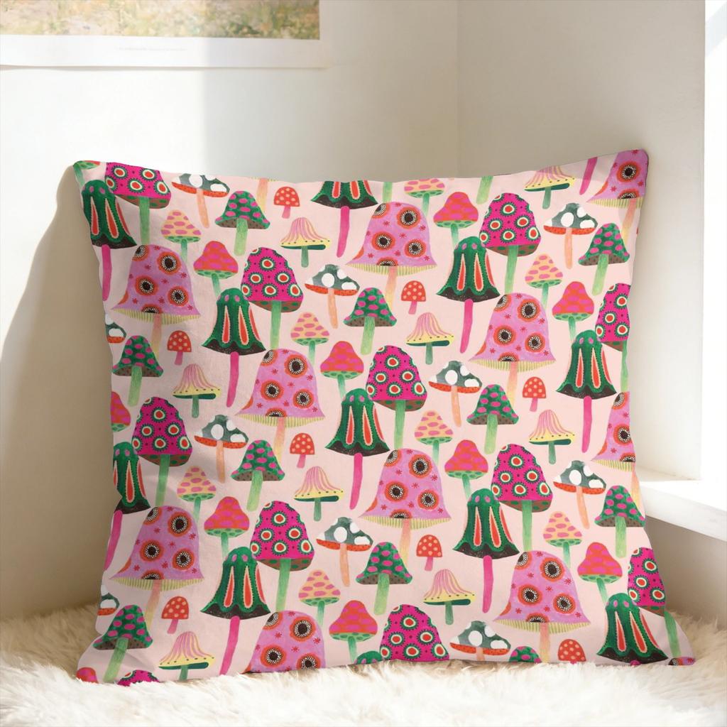 S-Shannon S-Snow Pillow Case Graphic Pillow Cover Kawaii Pillowcases For Sofa Bedroom Home Decor