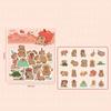 40Pcs Creative Capybara Stickers Mug Decorative Decals Water Bottle Decor  For Mobile Phone Shell