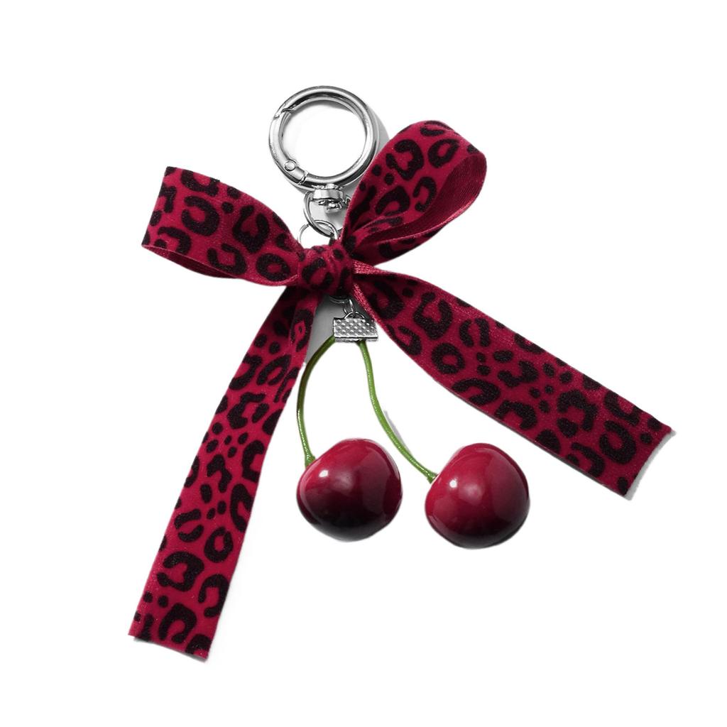 Элегантный шарм-бантик «Вишенки», шарм «Любовь», портативный брелок, прочная подвеска для сумок, идеально подходит для ежедневного использования, для подарков
